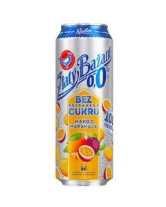 PIVO ZLATY BAZANT RADLER 0.0% MANGO MARAKUJA 0.5l (BOX-24PCS)