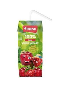 DZUS JABLKO-JAHODA 100% 0.25l FRESH (BOX-18PCS)