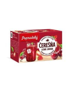CAJ OVOCNY CERESNA LESNA JAHODA 36g POPRAD (BOX-10PCS)