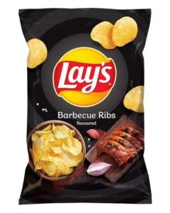 LUPIENKY LAY´S BARBECUE RIBS 130G (BOX - 21PCS)