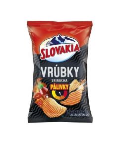 LUPIENKY SLOVAKIA CHIPS VRUBKY PALIVKY SRIRACHA 120g (BOX-18PCS)