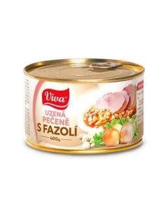 HOTOVE JEDLO UDENA PECIENKA S FAZULOU 400g VIVA (BOX-8PCS)