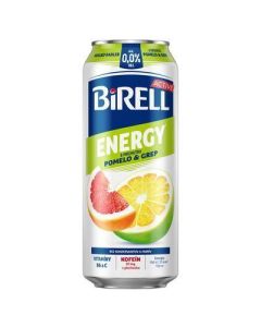 BIRELL ENERGY POMELO&GREP S KOFEINOM 0.5L CANS (BOX - 24PCS)