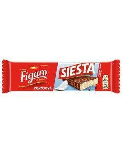 OBLATKY SIESTA KOKOSOVA 45g FIGARO (BOX-35PCS)
