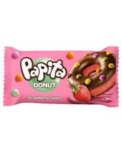 PECIVO PAPITA DONUT JAHODA 40G (B0X-24PCS)