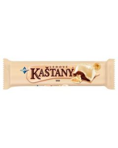 TYCINKA KASTANY LADOVE V BIELEJ COKOLADE 45g ORION (BOX-48PCS)