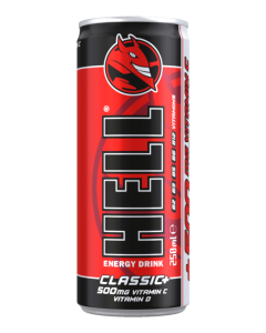 NAPOJ ENERG. HELL 250ML PLECH (BOX - 24PCS)