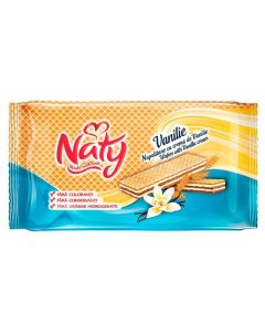 OBLATKY NATY S VANILKOVYM KREMOM 160G (BOX - 18PCS)