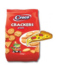 KREKRY CROCO PIZZOVE 100G (BOX - 12PCS)