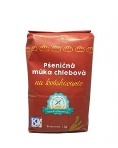 MUKA PSENICNA CHLEBOVA NA KVASKOVANIE 1KG MLYN TRENCAN (BOX - 10PCS)