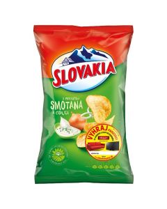 LUPIENKY SLOVAKIA CHIPS SMOTANOVO-CIBULOVE 130G (BOX - 18PCS)