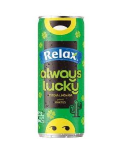 NAPOJ KAKTUS 0.33L RELAX PLECH (BOX - 12PCS)