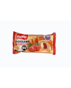 CROISSANT S JAHODOVOU A VANILKOVOU NAPLNOU 60g FRESH