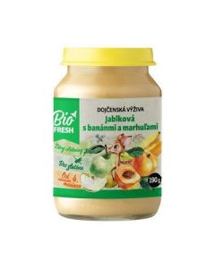 DETSKA VYZIVA BIO JABLKO BANAN MARHULA 190g FRESH (BOX-6PCS)