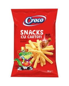 SNACK CROCO S PRICHUTOU ZEMIAKOV A KURACIEHO MASA 50G (BOX - 14PCS)