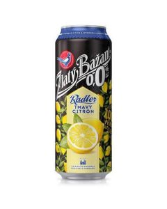 ZLATY BAZANT RADLER TMAVY CITRON 0,0% 0.5l (BOX-24PCS)