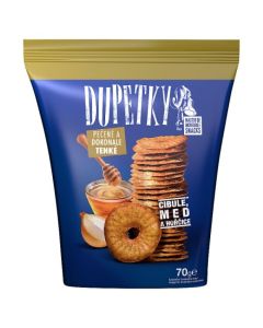 PECIVO SLANE DUPETKY PECENE  HORCICA-MED-CIBULA 70g ALKA (BOX-21PCS)