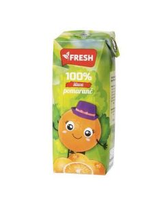 DZUS POMARANC 100% 0.25l FRESH (BOX-18PCS)