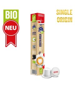KAVA MLETA KAPS. BIO COFFEE SINGLE ORIGIN COSTA RICA LA NATURA LIFESTYLE 10CAP. 51g (BOX-6PCS)