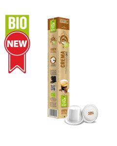 KAVA MLETA KAPS. BIO COFFEE CREMA LA NATURA LIFESTYLE 10CAP. 51g (BOX-6PCS)