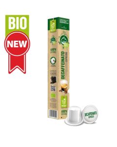 KAVA MLETA KAPS. BIO DECAFFEINATO ESPRESSO LA NATURA LIFESTYLE 10CAP. 51g  (BOX-6PCS)
