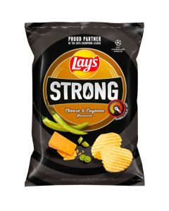 LUPIENKY LAYS STRONG CHEESE&CAYENNE 120g (BOX-24PCS)