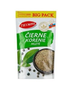 KORENIE CIERNE MLETE 80g THYMOS (BOX-20PCS)