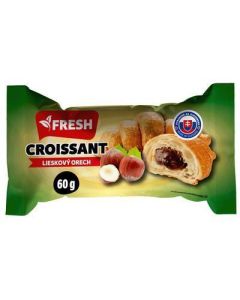 CROISSANT S LIESKOVO-ORIESKOVOU NAPLNOU 60G FRESH (BOX - 30PCS)
