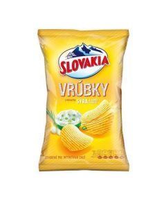 LUPIENKY SLOVAKIA CHIPS VRUBKY SYR A JARNA CIBULKA 120g (BOX-18PCS)