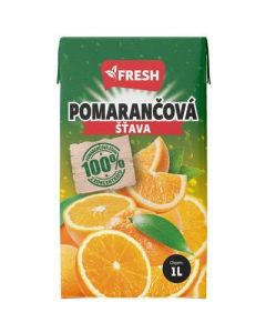 DZUS POMARANC 100% 1L FRESH FRUCONA (BOX-12PCS)