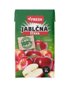DZUS JABLKO 100% 1L FRESH FRUCONA (BOX-12PCS)