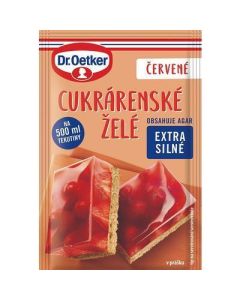 ZELE CUKRARENSKE CERVENE 10g OETKER (BOX-36PCS)