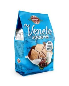 OBLATKY VANILKOVOU A KAKAOVOU NAPLNOU 250G VENETO (BOX-18PCS)