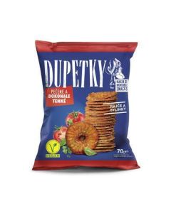 PECIVO SLANE DUPETKY PECENE  PARADAJKA-BYLINKY 70g ALKA (BOX-21PCS)