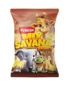 SNACK ZEMIAKOVY SAVANA MIX S PRICHUTOU KECUP 45G FRESH (BOX - 30PCS)