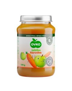 DETSKA VYZIVA JABLKO-MRKVA 190g OVKO