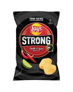 LUPIENKY LAYS STRONG CHILLI/LIME 120g (BOX-24PCS)