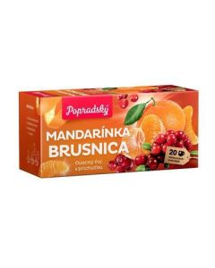 CAJ OVOCNY MANDARINKA - BRUSNICA 40g POPRAD (BOX-14PCS)