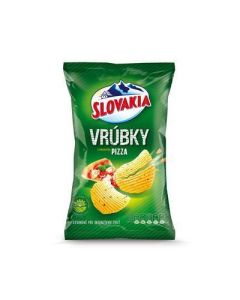 LUPIENKY SLOVAKIA CHIPS VRUBKY PIZZA 120g (BOX-18PCS)