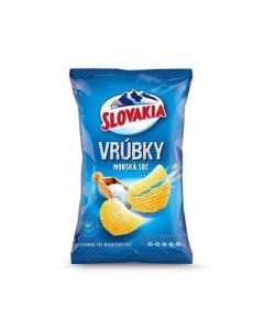 LUPIENKY SLOVAKIA CHIPS VRUBKY MORSKA SOL 120g (BOX-18PCS)