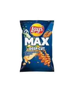 LUPIENKY LAYS MAXX DEEP CUT CHEESE & ONION 120G (BOX - 24PCS)