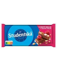 COKOLADA STUDENTSKA PECAT MLIECNA S MALINAMI 170g ORION