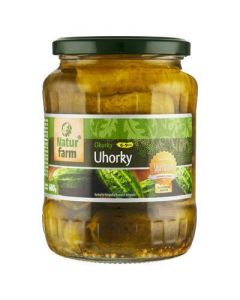 UHORKY STERILIZOVANE 6-9CM 680G NATUR FARM (BOX-12PCS)