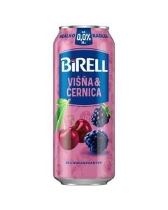 PIVO BIRELL 0.0% VISNA & CERNICA 0.5L (BOX-24PCS)