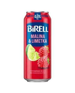 PIVO BIRELL 0.0% LIMETKA&MALINA 0.5l (BOX - 24PCS)