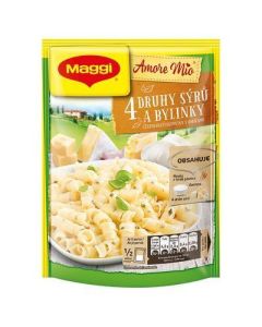 JEDLO HOT.INS. CESTOVINY 4 DRUHY SYROV & BYLINKY AMORE MIO 146G MAGGI (BOX - 14PCS)