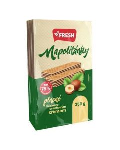 OBLATKY S LIESKOVO ORECHOVYM KREMOM NAPOLITANKY 350g FRESH (BOX-18PCS)