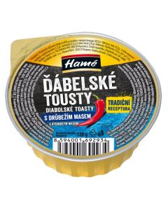 DABELSKE TOUSTY S DRUBEZIM MASEM 120g HAME (BOX - 16pcs)
