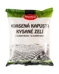 KAPUSTA KVASENA BIELA 1kg ANDACO (BOX-10PCS)