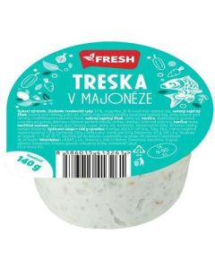 SALAT TRESKA V MAJONEZE 140g FRESH (BOX - 24pcs)